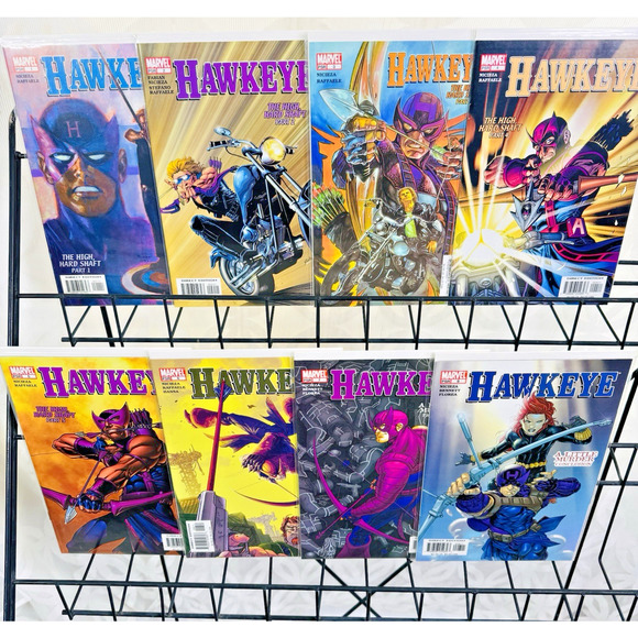 Hawkeye 1-8 Lot (2003, Marvel Comics) Black Widow - Picture 1 of 6